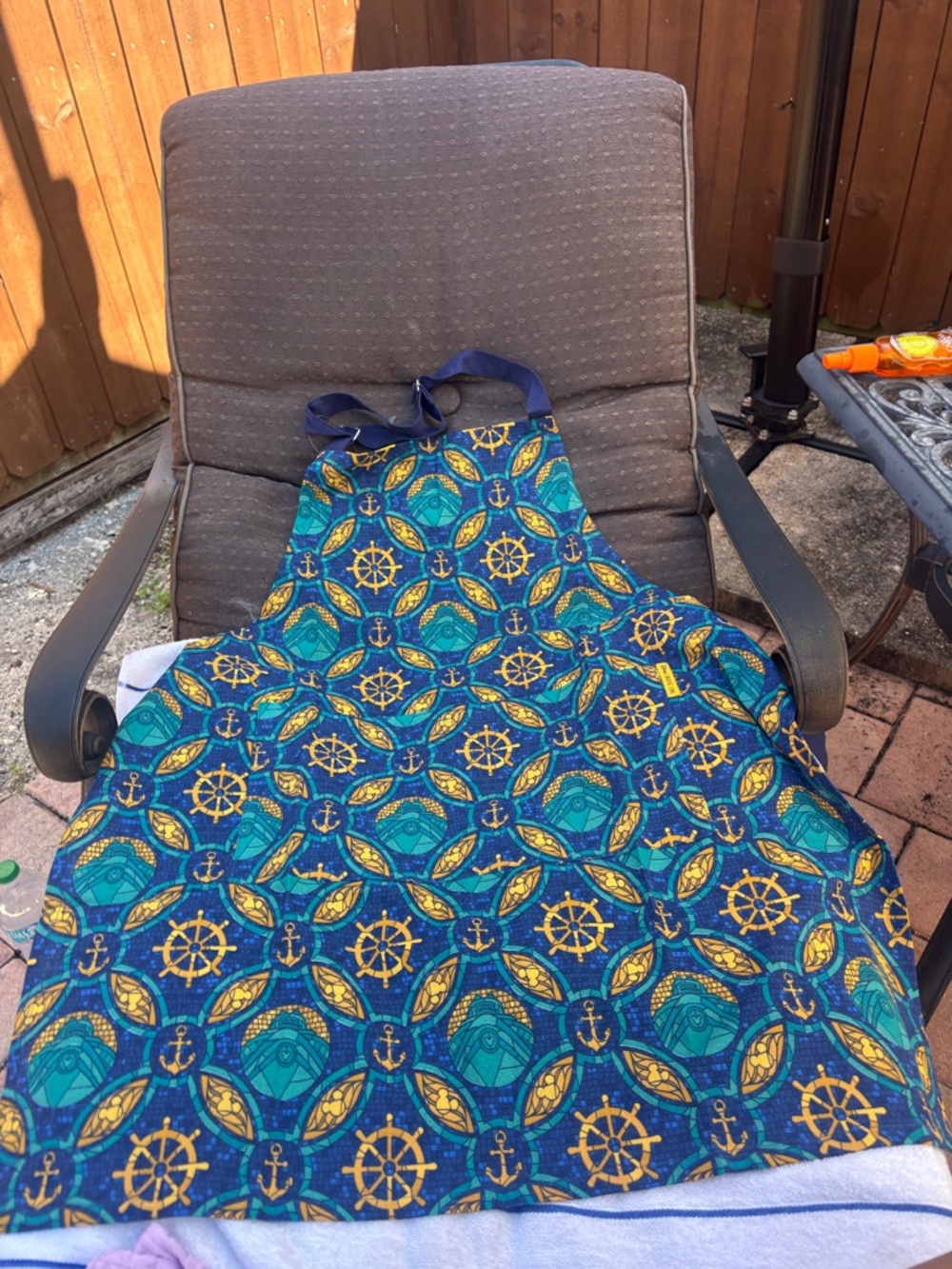Disney cruise line nautical apron NWT